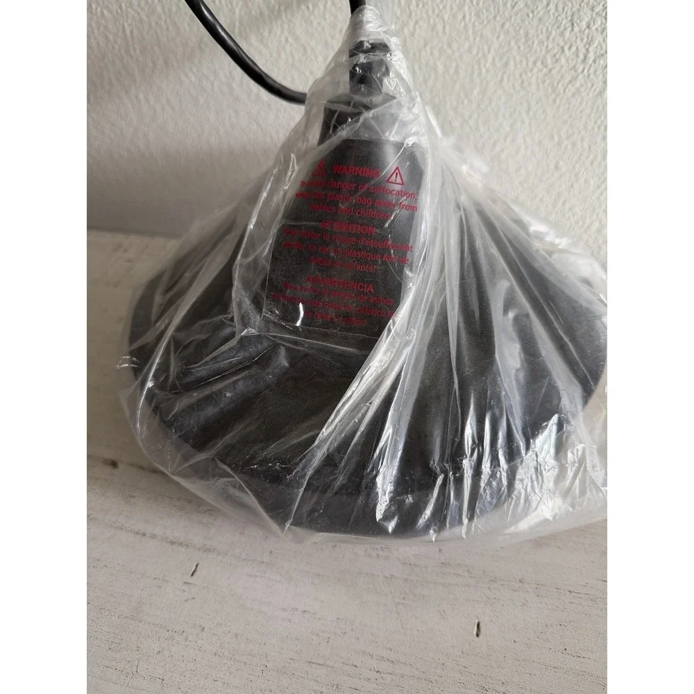 River of Goods Luke 1-Light Black‎ Hanging Pendant with Metal Dome Shaded New